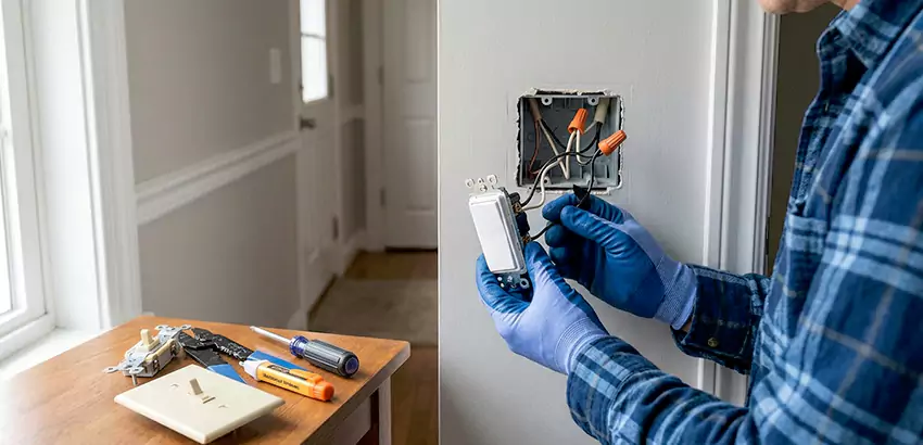 Motion Sensor Light Switch Replacement in Billerica