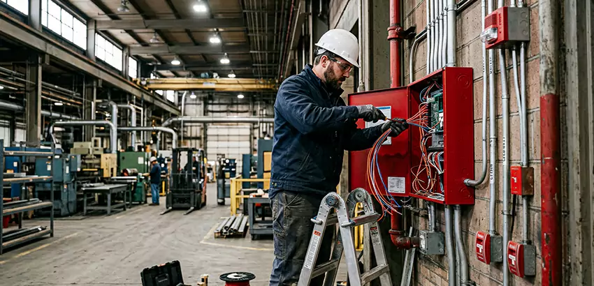 Industrial Fire Alarm Installation in Billerica