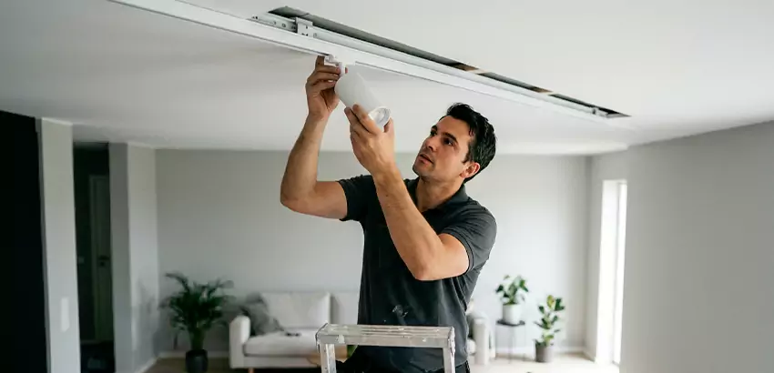 Recessed Track Lighting Installation in Billerica