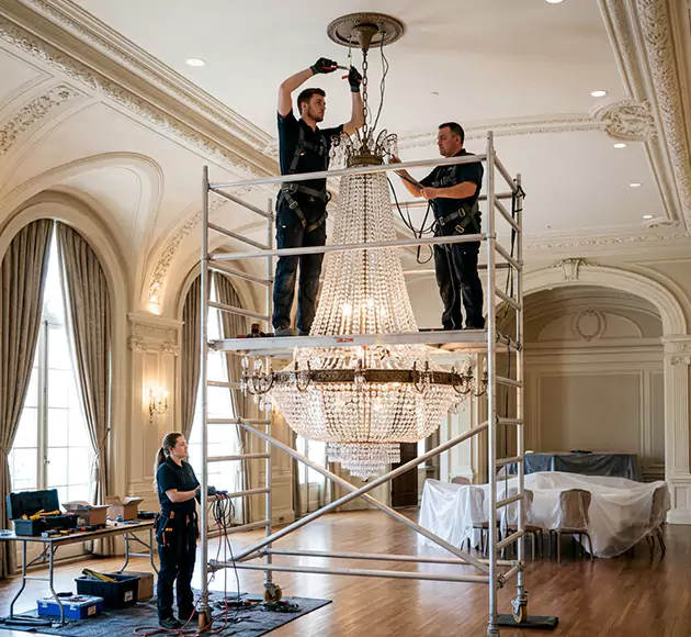 Professional Chandelier Installation: Your Local Fixture Team in Billerica, MA